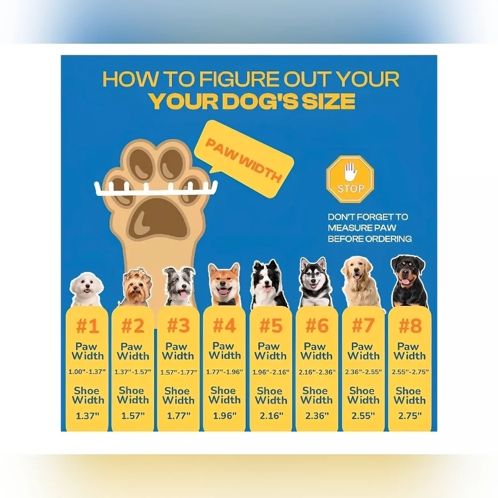 JZXOIVA Dog Boots #1203